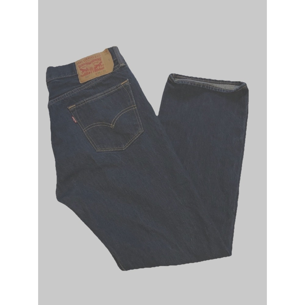 Levi's 501 - Button Fly Jeans - Men's - Size 36x33 (Actual was 34x31.5) Straight
